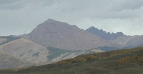 Teocalli from the Gunnison Valley