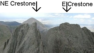 Northeast Crestone and East Crestone