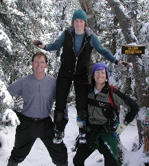 Sea Dog, Dacks Dog, and Cave Dog atop Allen