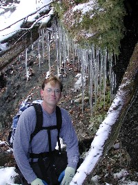 Sea Dog with Icicles on the Allen Trail